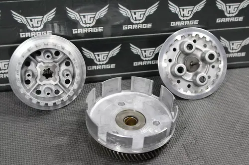 2005 YAMAHA TTR125 TTR125E OEM COMPLETE CLUTCH BASKET HUB PRESSURE PLATE NICE!