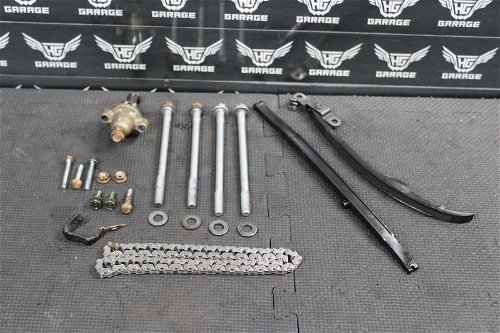 2006 YAMAHA YZ250F OEM CAM CHAIN CAMSHAFT TENSIONER TOPEND HARDWARE KIT