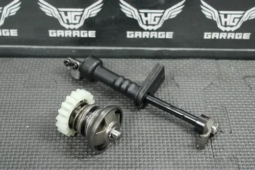 2004 KAWASAKI 97-05 KDX220R OEM ENGINE POWERVALVE EXHUAST VALVE LINKAGE GOVERNER