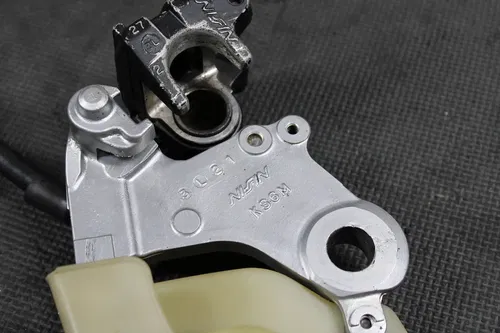 1989 HONDA CR125R OEM NISSIN REAR BACK BRAKE CALIPER MASTER CYLINDER LEVER