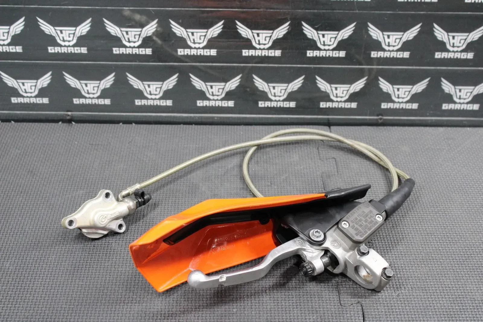 2016 KTM 250 XCW OEM HYDRAULIC CLUTCH MASTER CYLINDER SLAVE HOSE ASSEMBLY NICE!