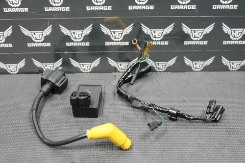 2001 HONDA XR80R OEM ECU CONTROLLER UNIT BLACK BOX  IGNITION COIL WIRING HARNESS