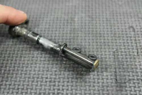 1987 KAWASAKI KX500 OEM ENGINE POWERVALVE EXHUAST VALVE LINKAGE GOVERNOR