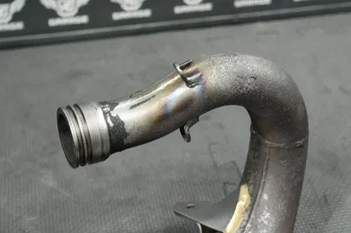 2002 YAMAHA YZ85 FMF FACTORY RAW EXHAUST PIPE CHAMBER HEADER 5PA-14610-00-00