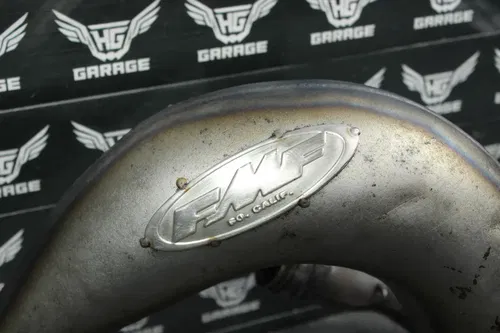 2002 YAMAHA YZ85 FMF FACTORY RAW EXHAUST PIPE CHAMBER HEADER 5PA-14610-00-00