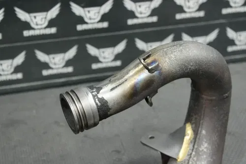 2002 YAMAHA YZ85 FMF FACTORY RAW EXHAUST PIPE CHAMBER HEADER 5PA-14610-00-00