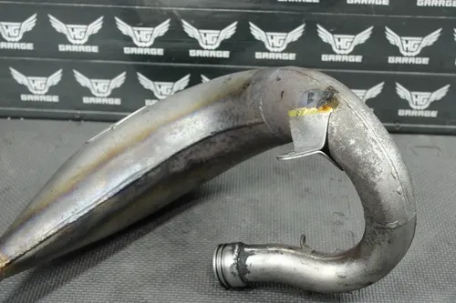 2002 YAMAHA YZ85 FMF FACTORY RAW EXHAUST PIPE CHAMBER HEADER 5PA-14610-00-00
