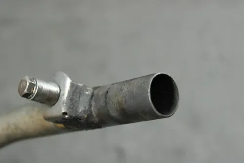 2002 YAMAHA YZ85 FMF FACTORY RAW EXHAUST PIPE CHAMBER HEADER 5PA-14610-00-00