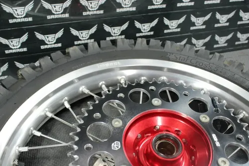 2006 05-07 HONDA CRF250R TUSK 19"X 2.15" REAR BACK WHEEL RIM HUB 42650-KRN-710