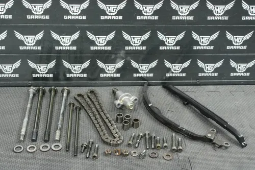 2006 99-06 YAMAHA TTR250 OEM CAM CHAIN TENSIONER TOPEND HARDWARE CHAIN GUIDES