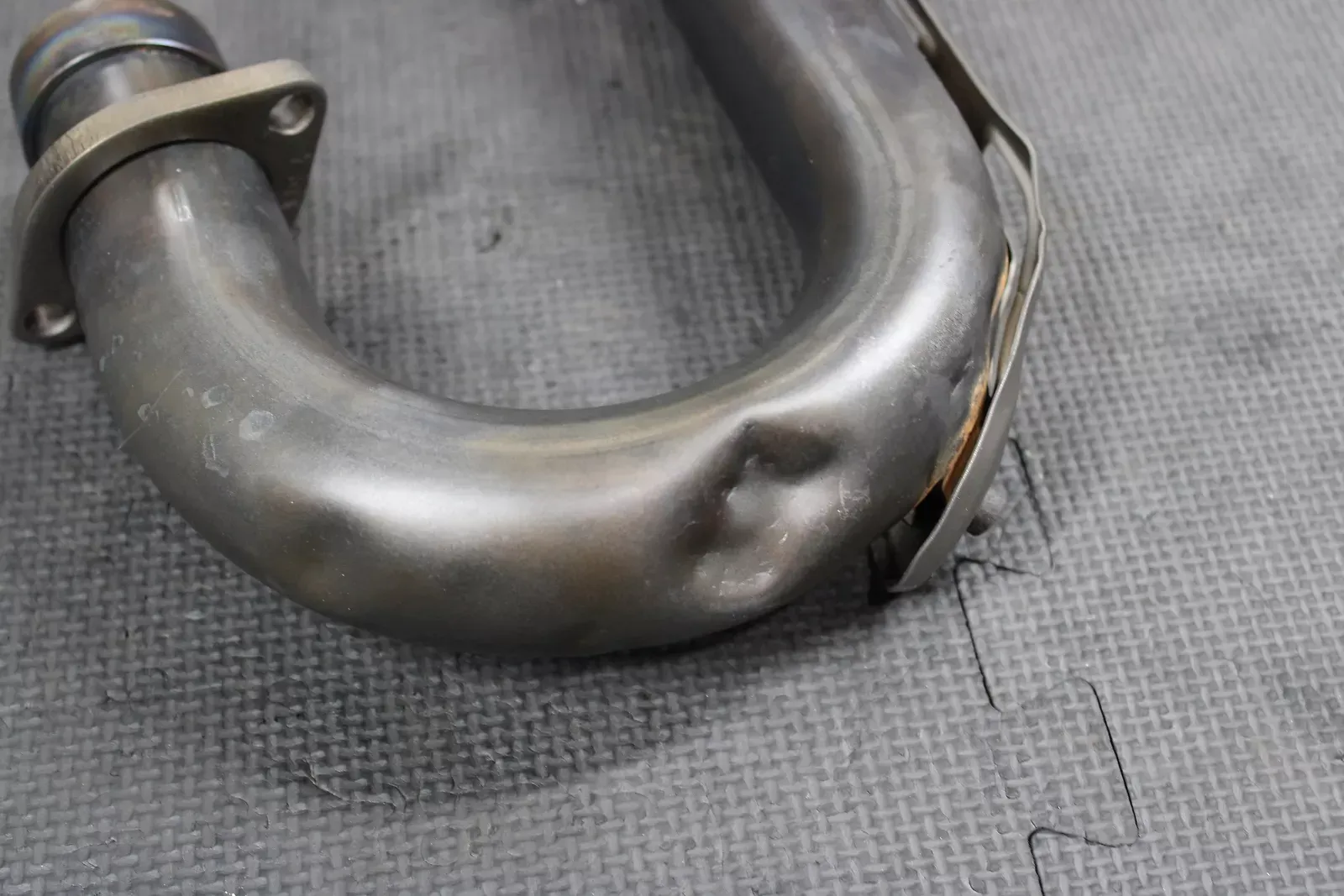 2006 YAMAHA YZ450F OEM EXHAUST PIPE CHAMBER HEADER 2S2-14611