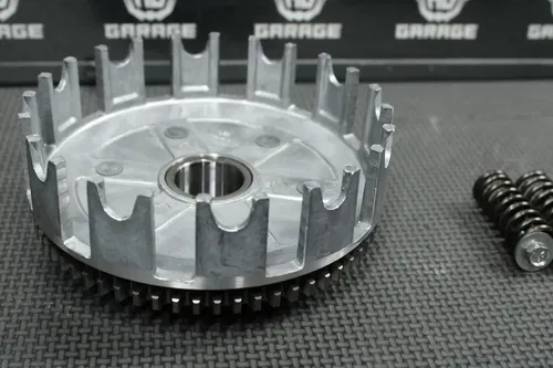 2003 SUZUKI RM85 RM85L OEM COMPLETE CLUTCH BASKET HUB 21200-02B41
