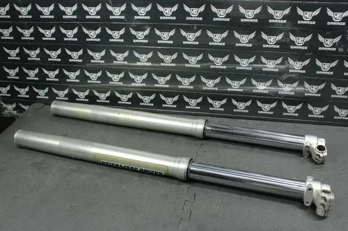 2004 KTM 85SX OEM 43MM RIGHT LEFT FRONT SUSPENSION FORKS SHOCKS 0518Y740LS