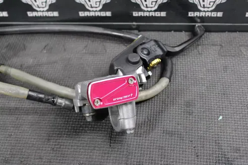 2008 HONDA CRF150RB OEM FRONT BRAKE CALIPER MASTER CYLINDER PRO TAPER LEVER