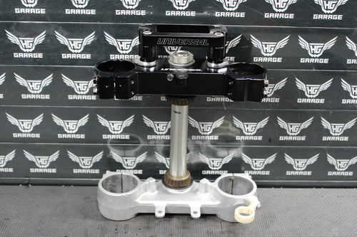2004 SUZUKI RM250 OEM FRONT FORKS LOWER UPPER BILLET UNIVERSAL TRIPLE TREE CLAMP