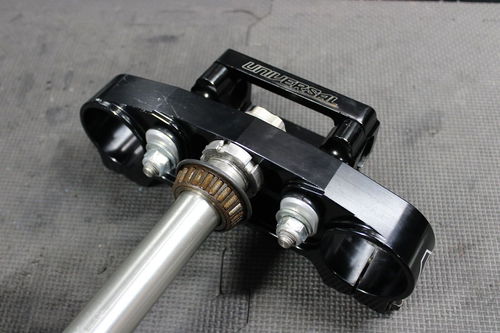 2004 SUZUKI RM250 OEM FRONT FORKS LOWER UPPER BILLET UNIVERSAL TRIPLE TREE CLAMP