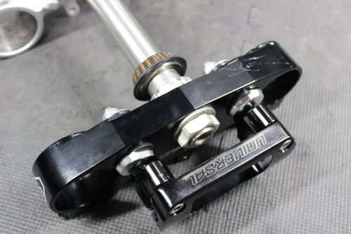 2004 SUZUKI RM250 OEM FRONT FORKS LOWER UPPER BILLET UNIVERSAL TRIPLE TREE CLAMP