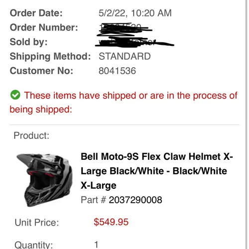 Bell Flex mx helmet Size XL