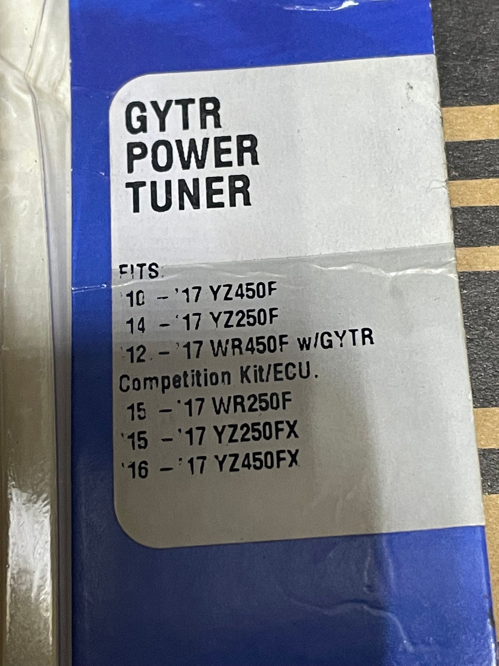 Wr250f competition ecu on sale