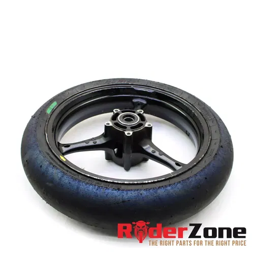 2005 - 2008 SUZUKI GSXR1000 FRONT WHEEL BLACK RIM STRAIGHT 06 07 GSXR600 GSXR750