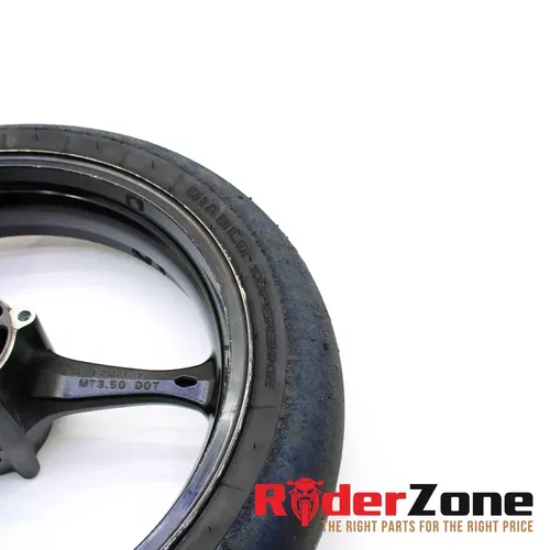 2005 - 2008 SUZUKI GSXR1000 FRONT WHEEL BLACK RIM STRAIGHT 06 07 GSXR600 GSXR750