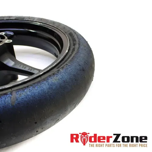 2005 - 2008 SUZUKI GSXR1000 FRONT WHEEL BLACK RIM STRAIGHT 06 07 GSXR600 GSXR750