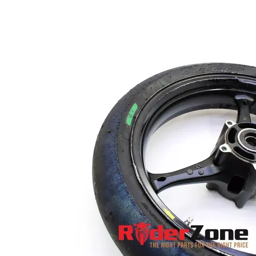 2005 - 2008 SUZUKI GSXR1000 FRONT WHEEL BLACK RIM STRAIGHT 06 07 GSXR600 GSXR750