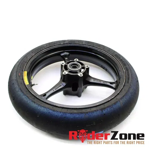 2005 - 2008 SUZUKI GSXR1000 FRONT WHEEL BLACK RIM STRAIGHT 06 07 GSXR600 GSXR750