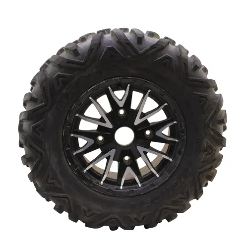 2016 - 2021 YAMAHA YXZ1000R FRONT WHEEL BLACK RIM MAXXIS TIRE