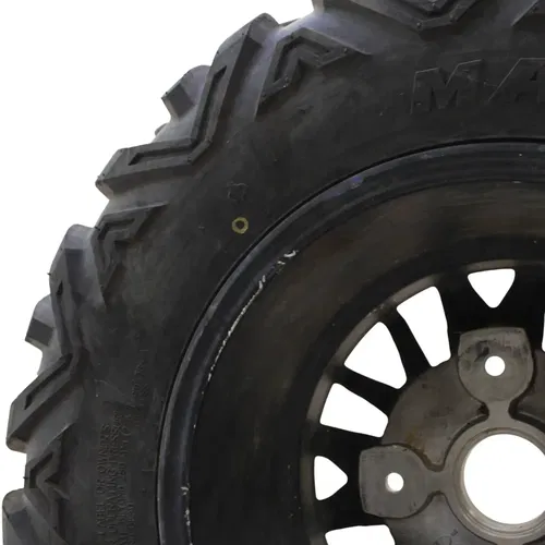 2016 - 2021 YAMAHA YXZ1000R FRONT WHEEL BLACK RIM MAXXIS TIRE