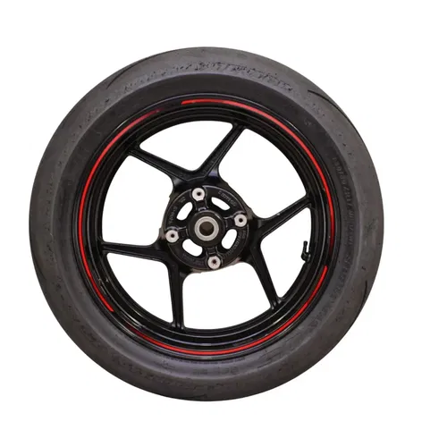 2019 - 2025 KAWASAKI NINJA ZX6R REAR WHEEL RIM STRAIGHT BLACK STOCK