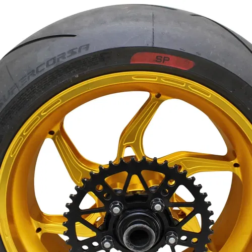 2017 - 2024 SUZUKI GSXR 1000 R Core Moto WHEEL SET FRONT REAR RIMS HUB GOLD