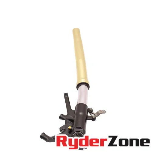 2006 - 2011 KAWASAKI NINJA ZX14 FORK FRONT SUSPENSION GOLD OEM BENT/FOR PARTS