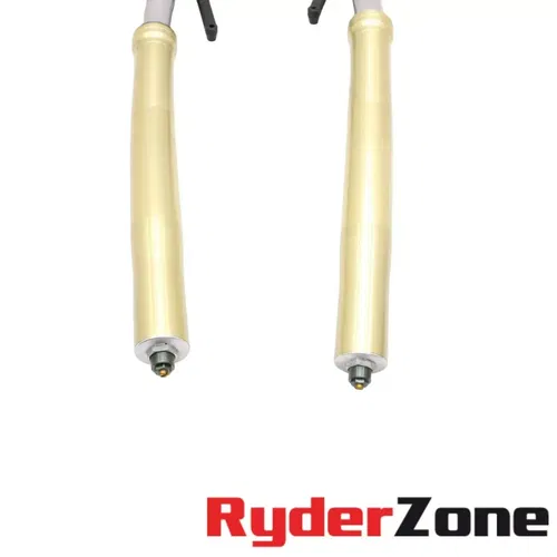 2006 - 2011 KAWASAKI NINJA ZX14 FORK FRONT SUSPENSION GOLD OEM BENT/FOR PARTS