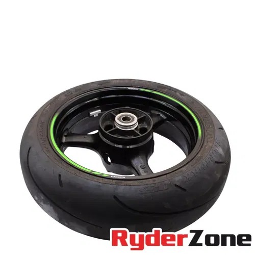 2016 - 2024 KAWASAKI NINJA ZX10R REAR WHEEL BACK STRAIGHT RIM DUNLOP TIRE BRAKE