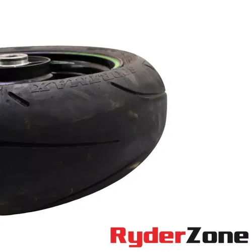 2016 - 2024 KAWASAKI NINJA ZX10R REAR WHEEL BACK STRAIGHT RIM DUNLOP TIRE BRAKE