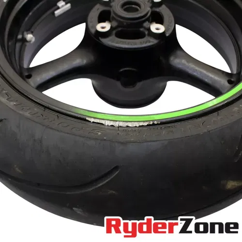 2016 - 2024 KAWASAKI NINJA ZX10R REAR WHEEL BACK STRAIGHT RIM DUNLOP TIRE BRAKE