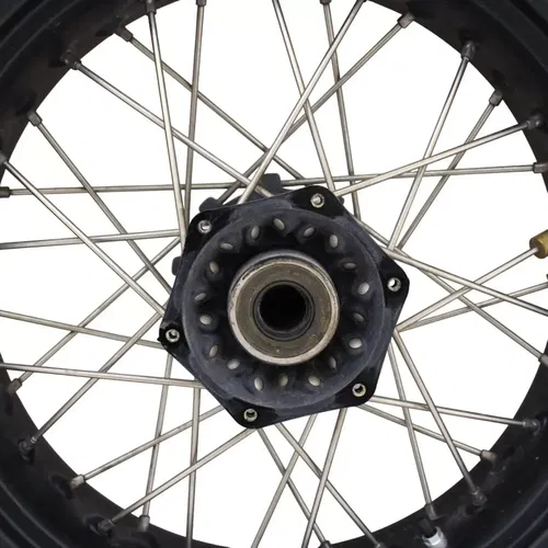 2017 - 2019 KTM 1290 ADVENTURE R WHEEL SET FRONT & REAR SPOKED BLACK STRAIGHT