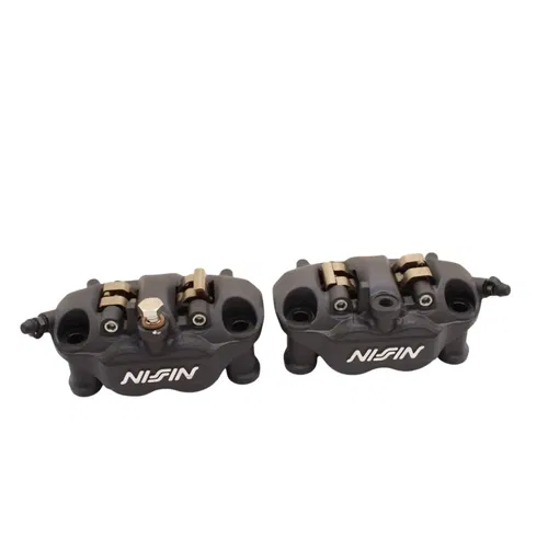 2019 - 2025 KAWASAKI NINJA ZX6R FRONT BRAKE CALIPER SET LEFT RIGHT NISSIN BLACK