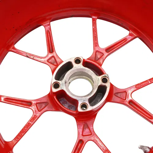 2020 - 2023 DUCATI PANIGALE V2 REAR RIM WHEEL RED * SLIGHT BEND*