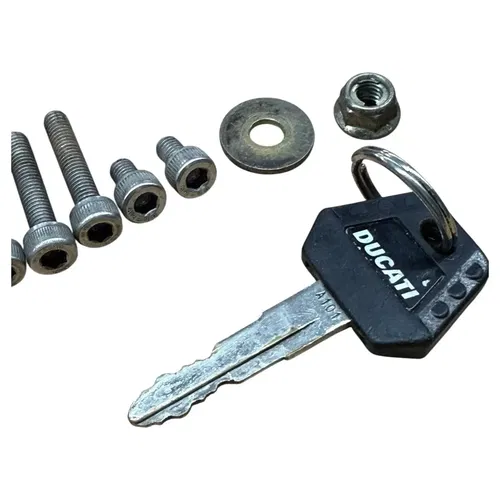 2001 DUCATI MONSTER 750 IGNITION SET LOCK KEY GAS CAP SEAT LOCK KEY STOCK