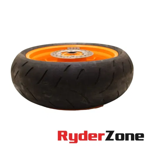 2012 - 2016 HONDA CBR1000RR REAR WHEEL RIM ORANGE TIRE REPSOL ROTOR STRAIGHT