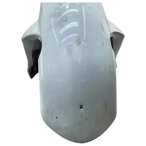 2007 2008 SUZUKI GSXR 1000 FRONT WHEEL FENDER FAIRING COWL COVER PANEL WHITE OEM