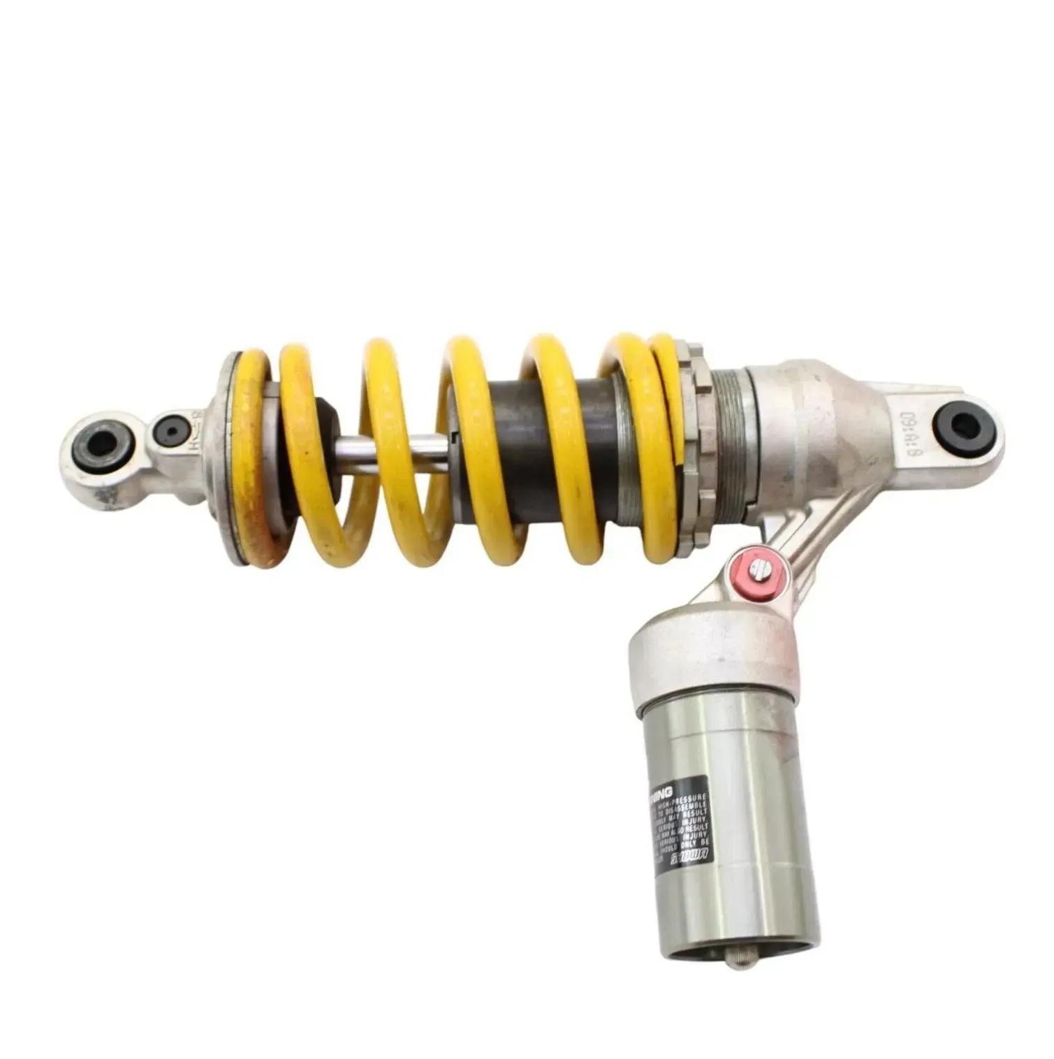 2008 - 2013 DUCATI 848 REAR SHOCK ABSORBER BACK SUSPENSION YELLOW SPRING STOCK