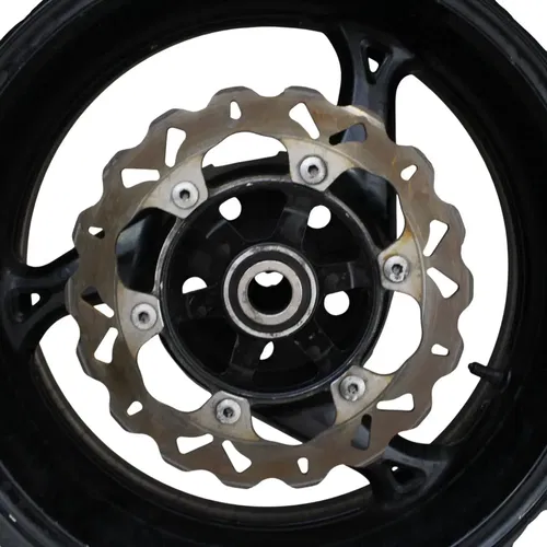 2008 - 2018 SUZUKI HAYABUSA REAR WHEEL BACK RIM STRAIGHT BRAKE ROTOR BLACK TIRE