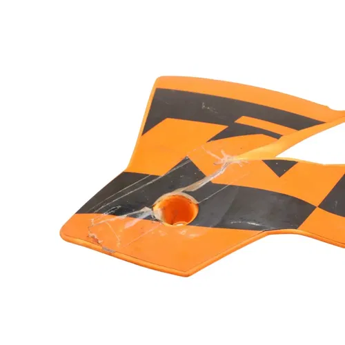 2000 - 2003 KTM 520 EXC LEFT GAS TANK FAIRING ORANGE SIDE COVER *DAMAGED*