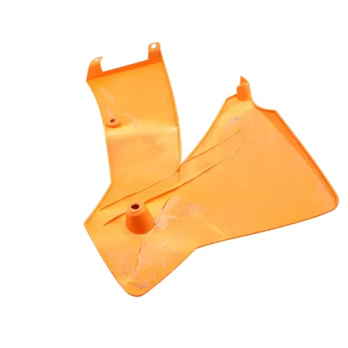 2000 - 2003 KTM 520 EXC LEFT GAS TANK FAIRING ORANGE SIDE COVER *DAMAGED*