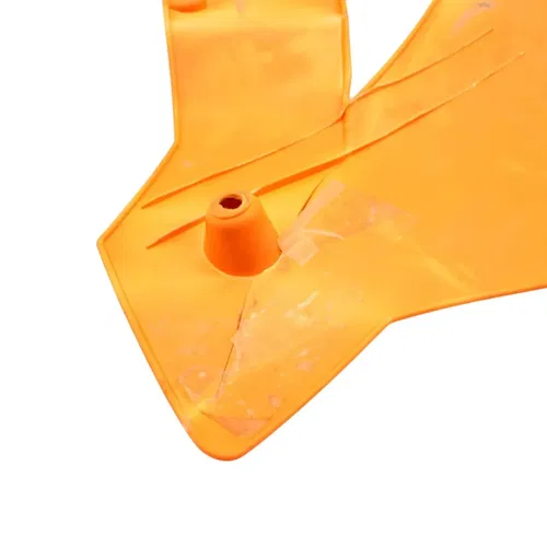 2000 - 2003 KTM 520 EXC LEFT GAS TANK FAIRING ORANGE SIDE COVER *DAMAGED*