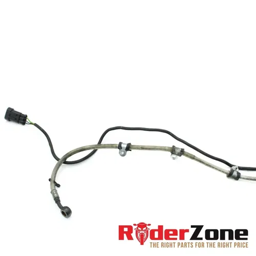 2003 - 2007 DUCATI 999 REAR BRAKE CALIPER MOUNT BRACKET ABS SENSOR HOSE STOCK