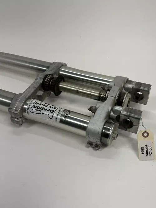 1998 Yamaha YZ400F YZ400  Front Forks Tubes Triple Tree Assembly